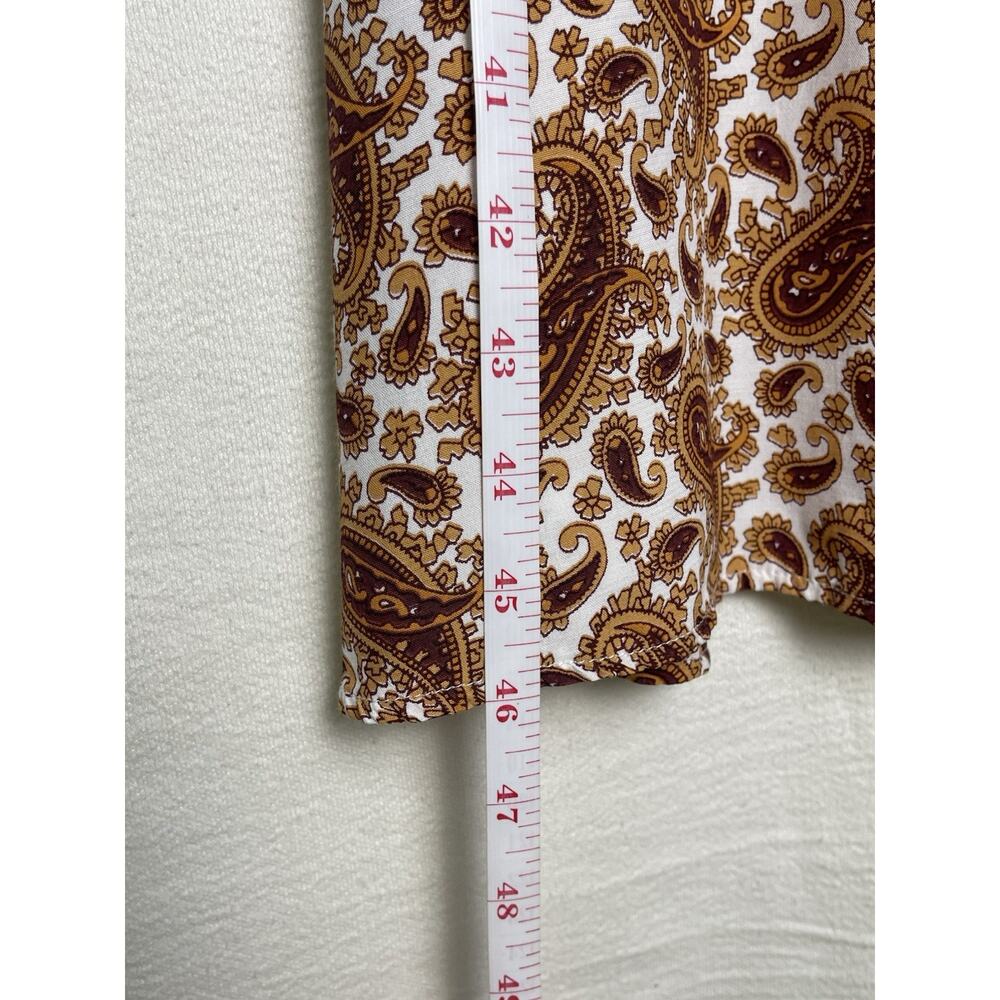 NWT Faithfull The Brand Juniper Paisley Midi Dress Puff Sleeve Sweetheart Size 6 - Picture 9 of 10